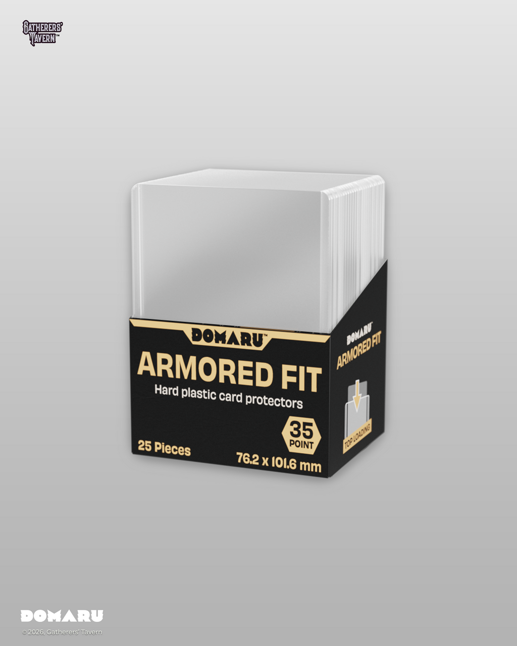 Gatherers' Tavern - DOMARU Armored Fit Toploaders (25 pieces)