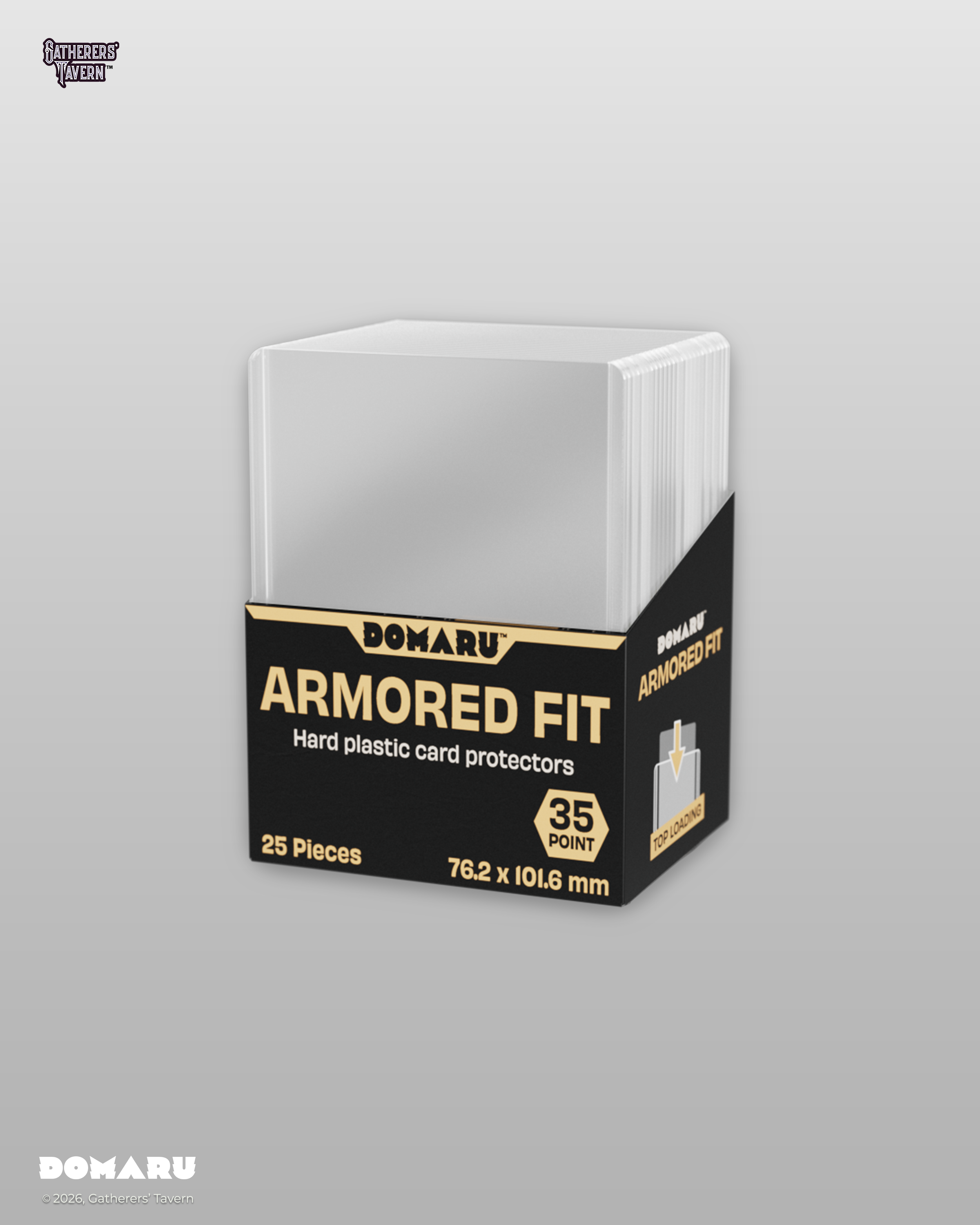 Gatherers' Tavern - DOMARU Armored Fit Toploaders (25 pieces)