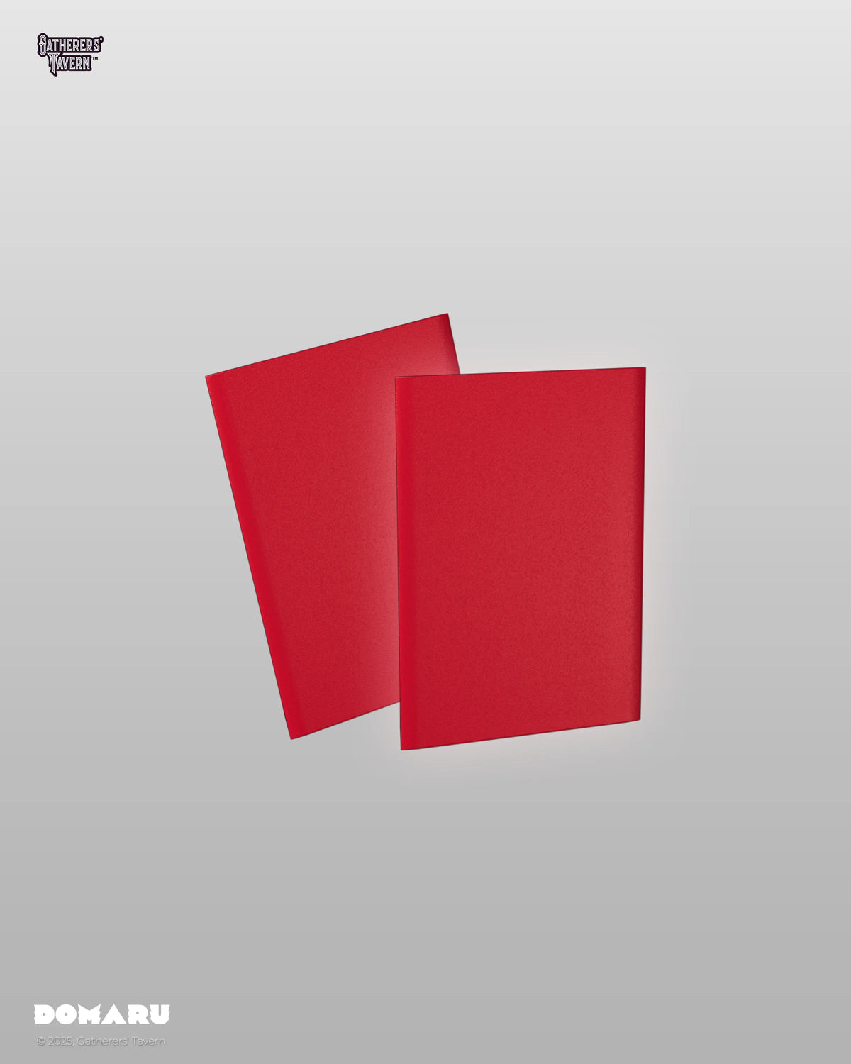 Gatherers' Tavern - DOMARU Regular Fit Sleeves: Balefire Red (100 Sleeves)