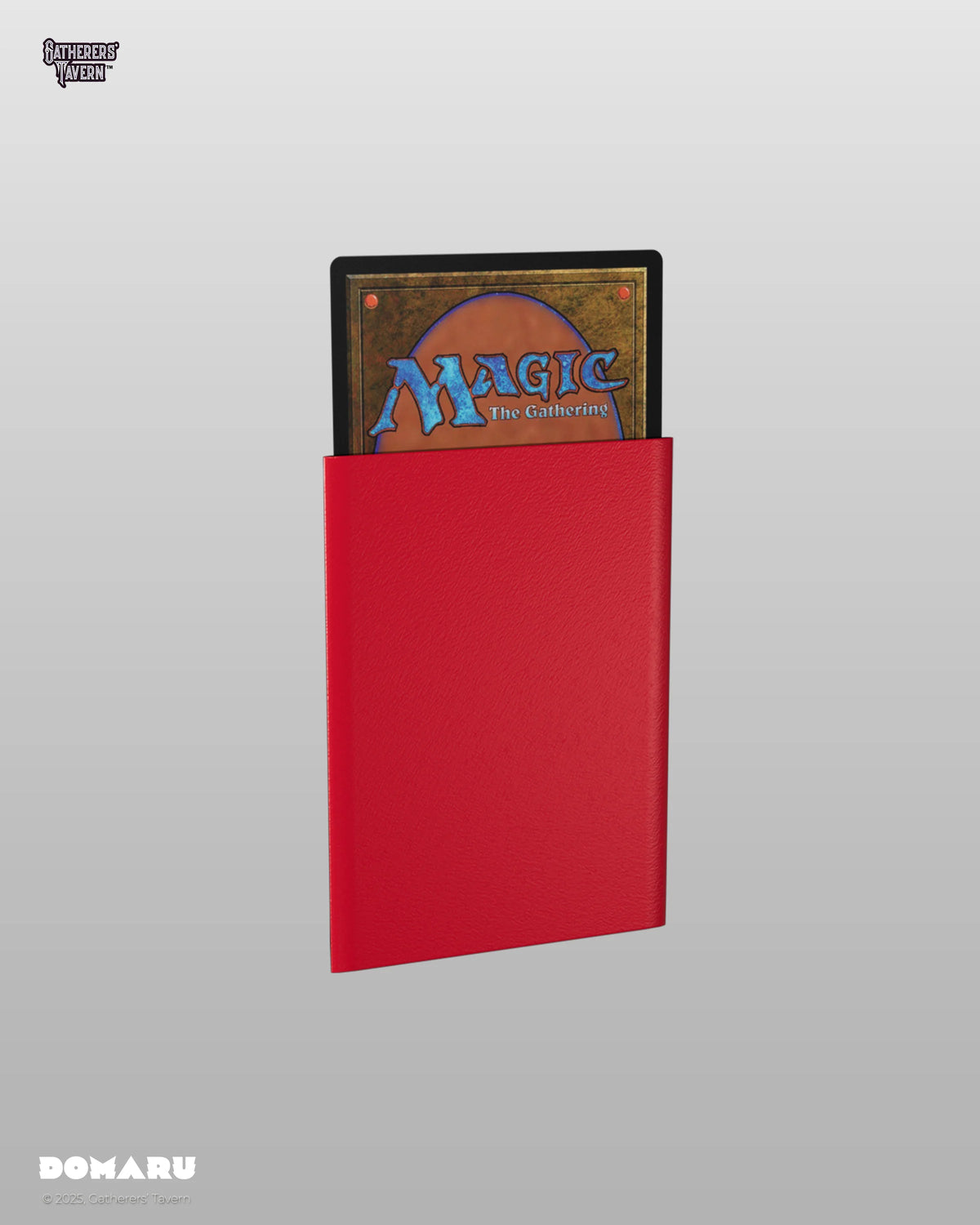 Gatherers' Tavern - DOMARU Regular Fit Sleeves: Balefire Red (100 Sleeves)