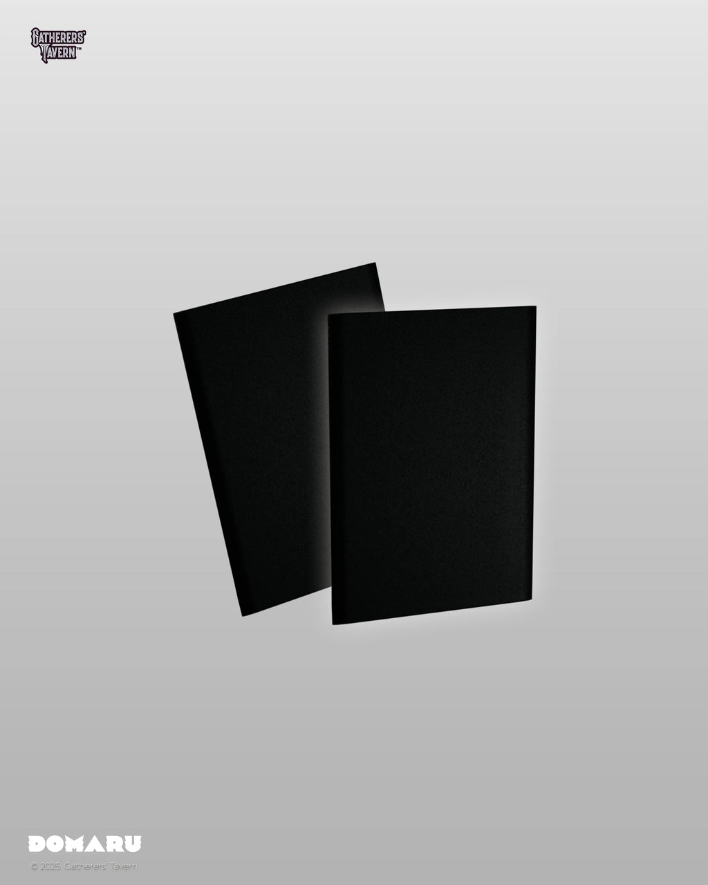 Gatherers' Tavern - DOMARU Regular Fit Sleeves: Gothic Black (100 Sleeves)