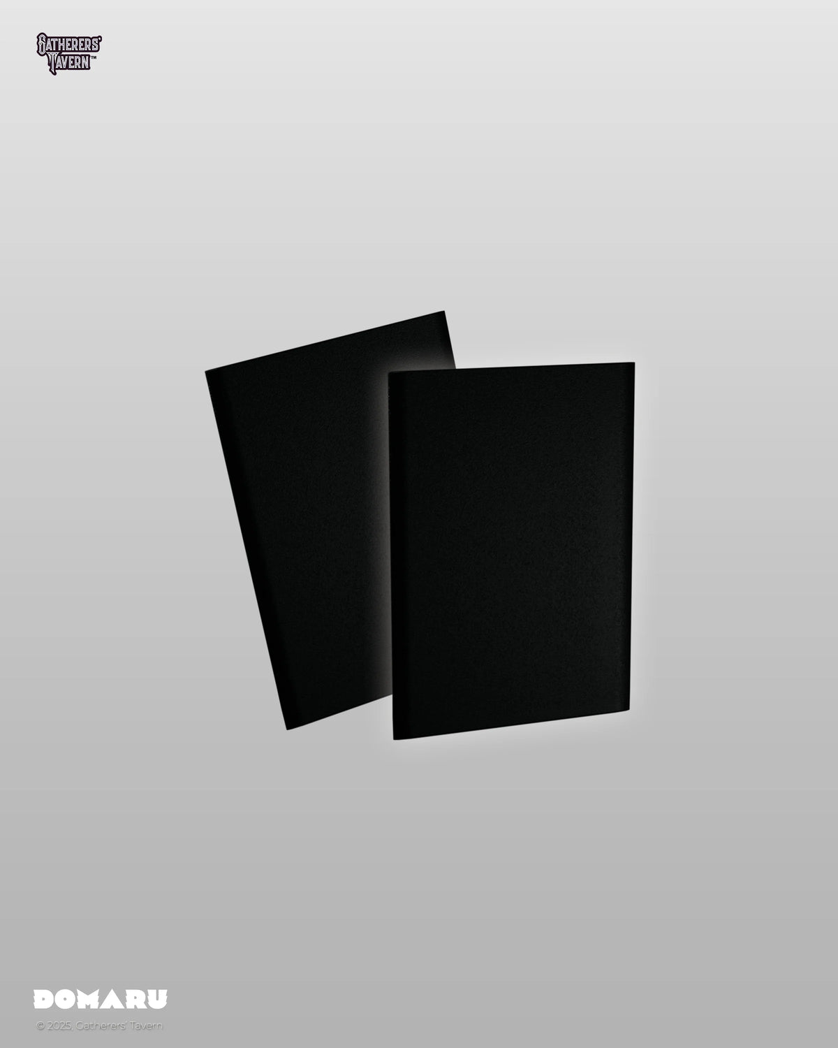 Gatherers' Tavern - DOMARU Regular Fit Sleeves: Gothic Black (100 Sleeves)