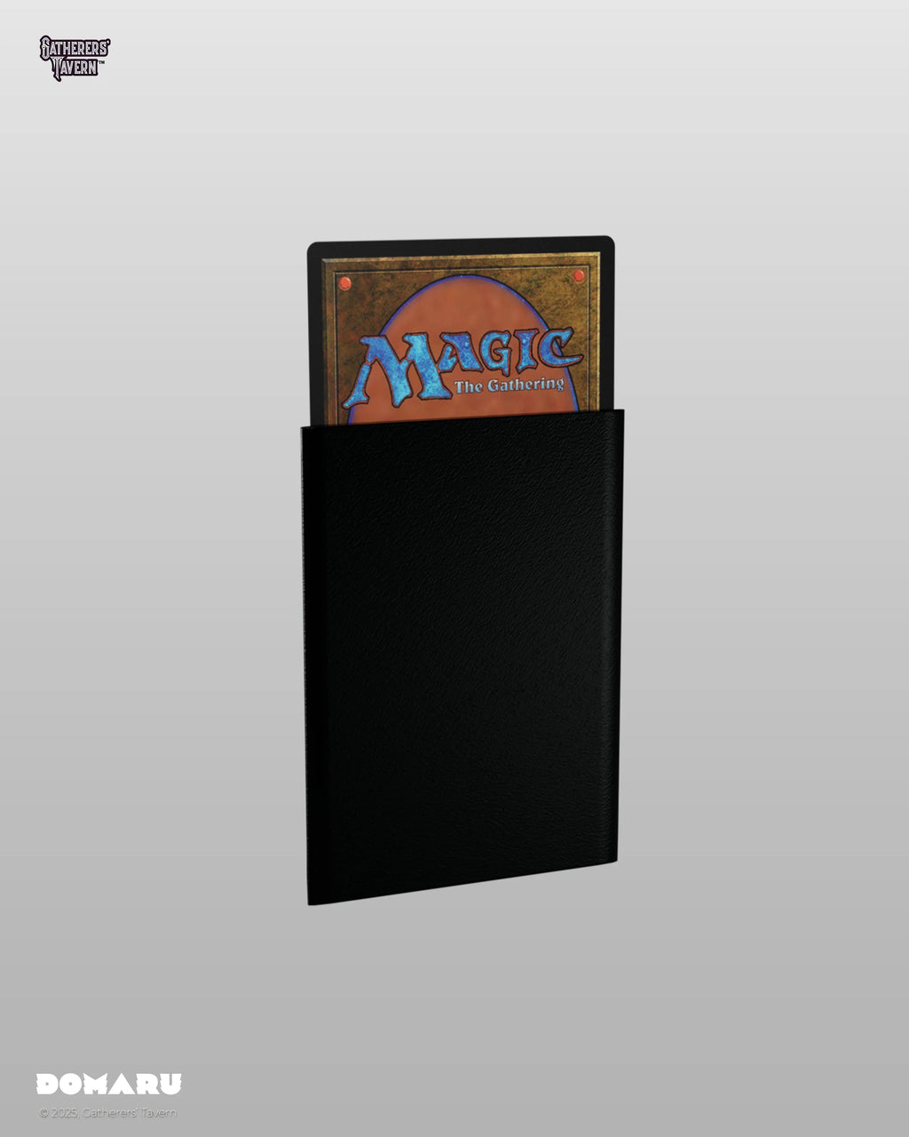 Gatherers' Tavern - DOMARU Regular Fit Sleeves: Gothic Black (100 Sleeves)