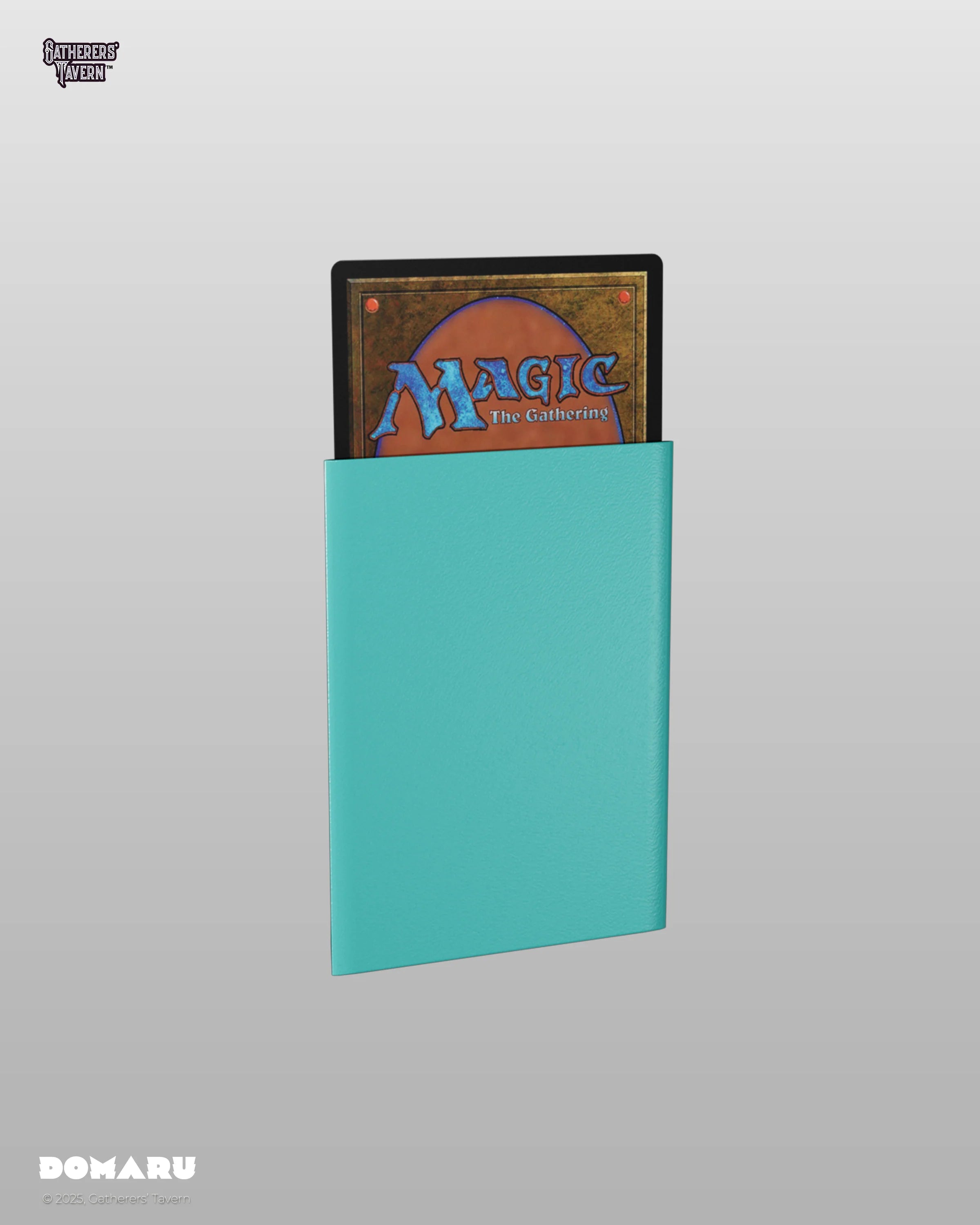 Gatherers' Tavern - DOMARU Regular Fit Sleeves: Rhystic Teal (100 Sleeves)