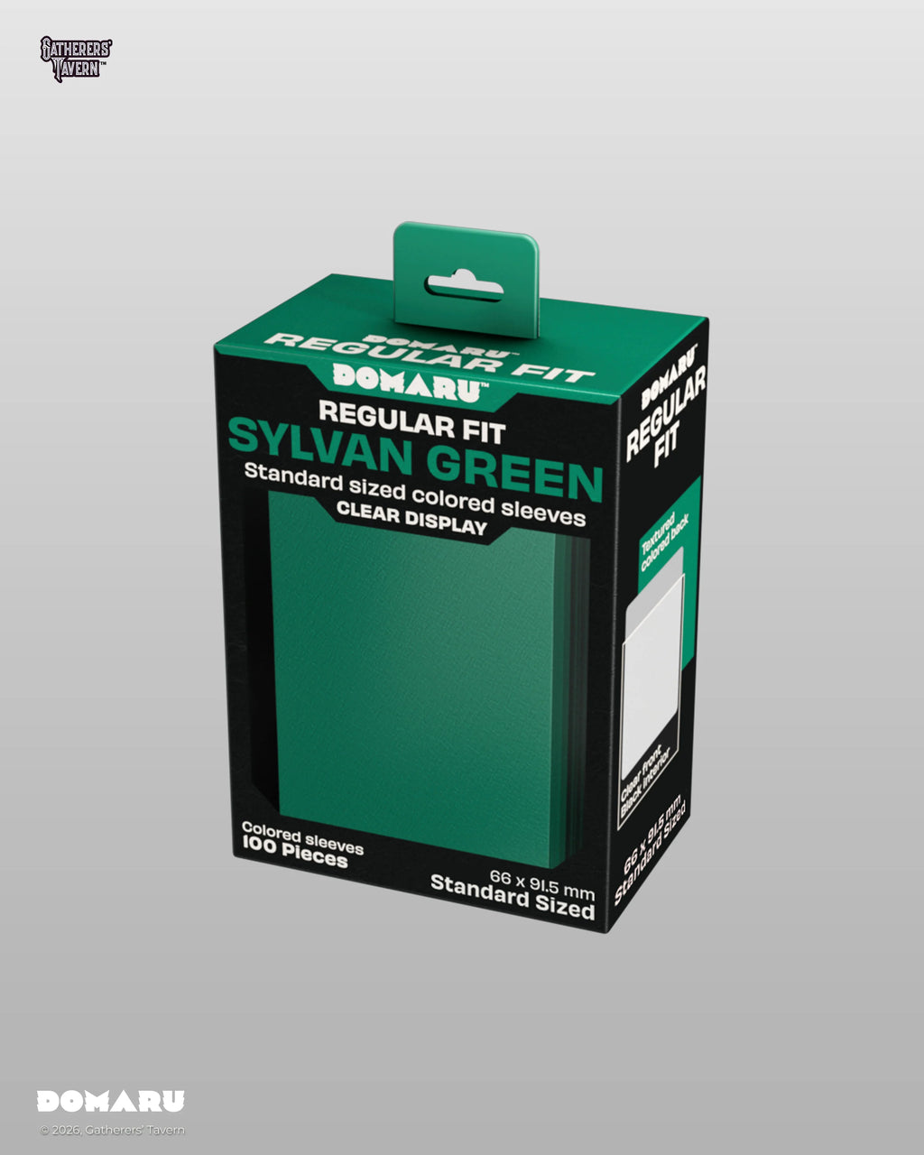 Gatherers' Tavern - DOMARU Regular Fit Sleeves: Sylvan Green (100 Sleeves)