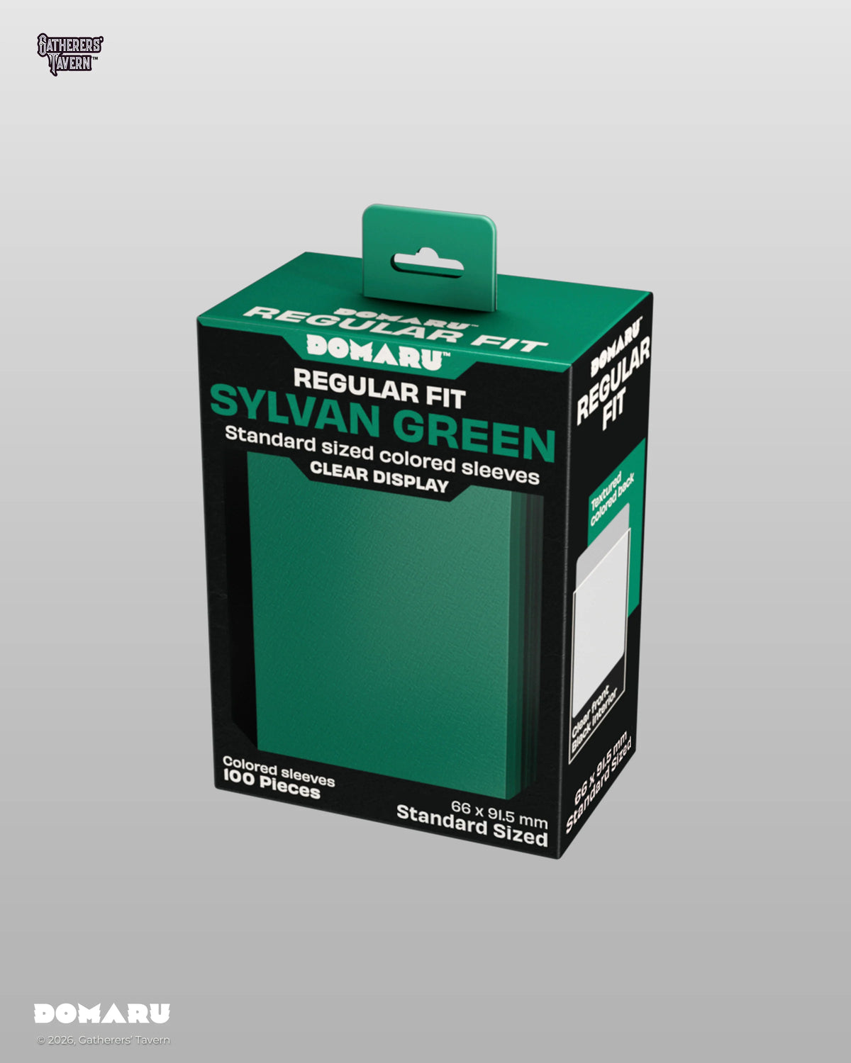 Gatherers' Tavern - DOMARU Regular Fit Sleeves: Sylvan Green (100 Sleeves)