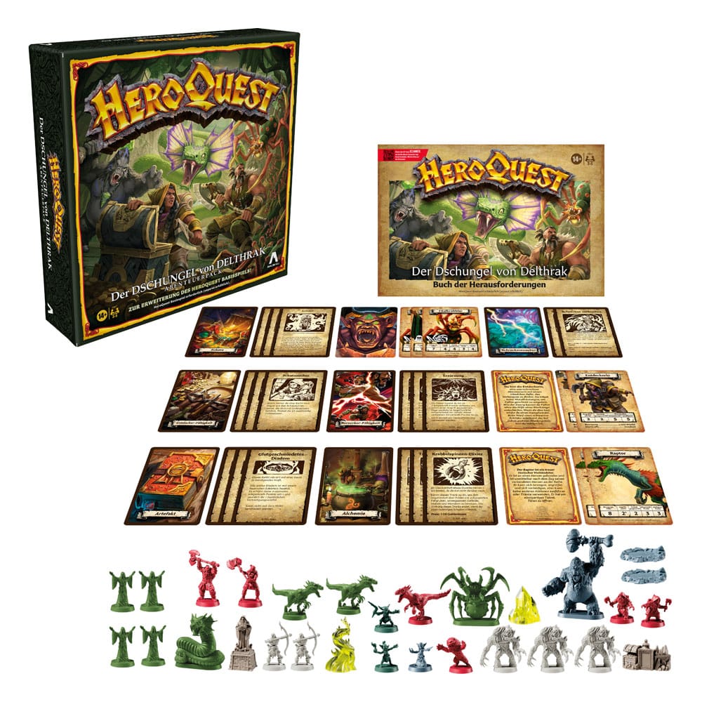 HeroQuest - Brettspiel-Erweiterung - Der Dschungel von Delthrak - Abenteuerpack (deutsch)