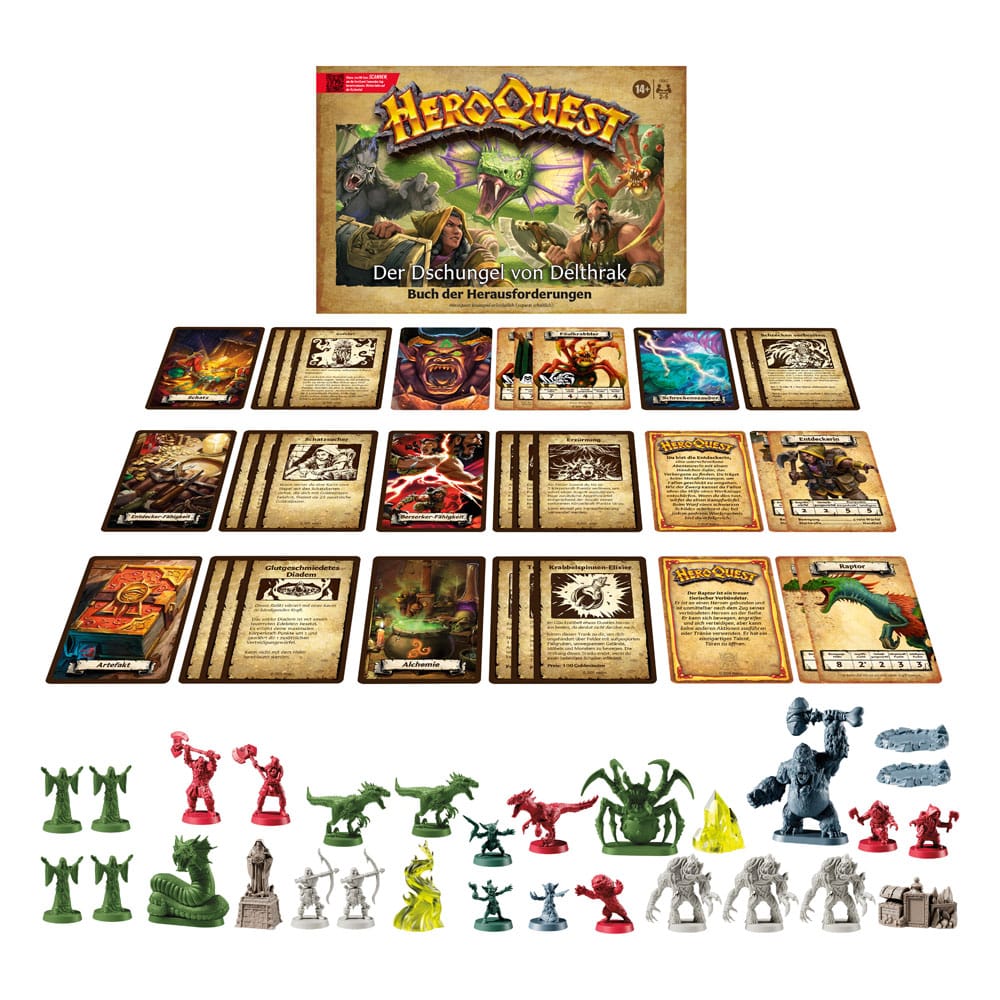 HeroQuest - Brettspiel-Erweiterung - Der Dschungel von Delthrak - Abenteuerpack (deutsch)