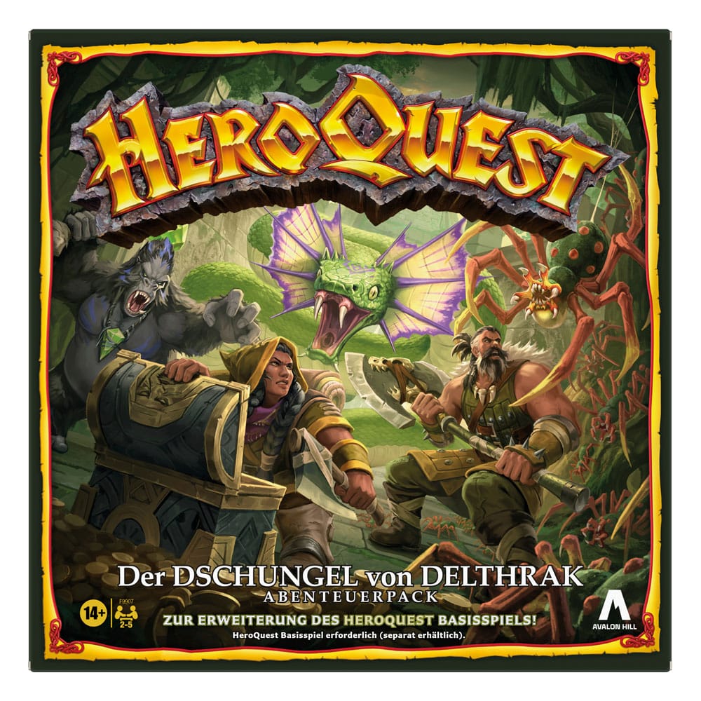 HeroQuest - Brettspiel-Erweiterung - Der Dschungel von Delthrak - Abenteuerpack (deutsch)