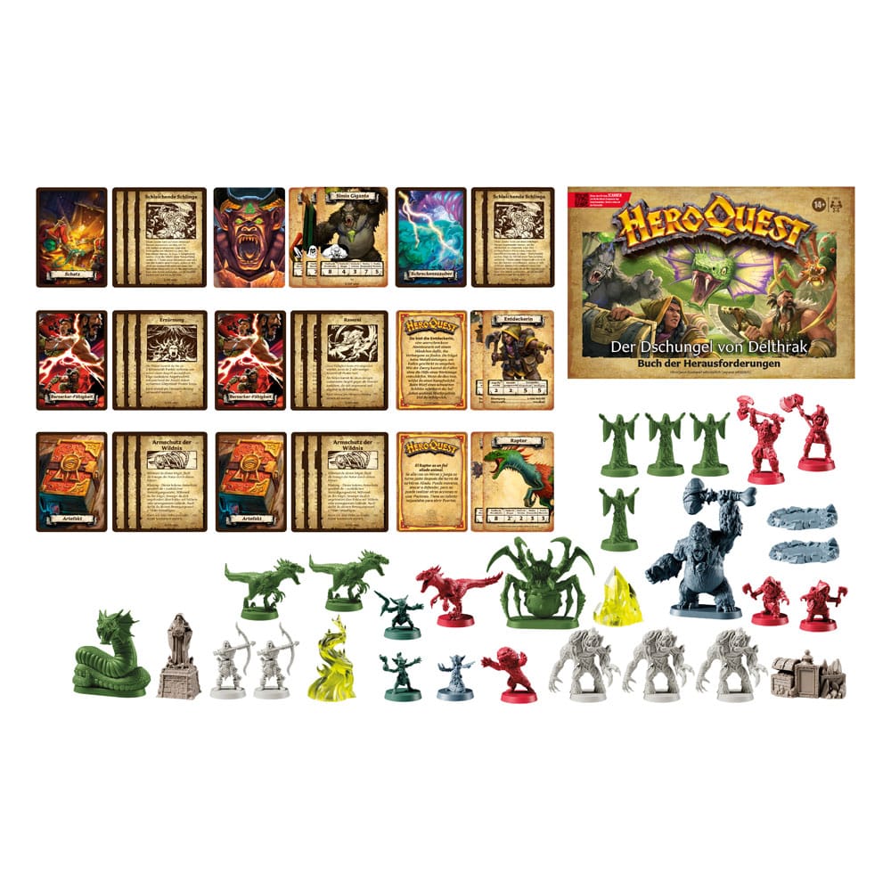 HeroQuest - Brettspiel-Erweiterung - Der Dschungel von Delthrak - Abenteuerpack (deutsch)