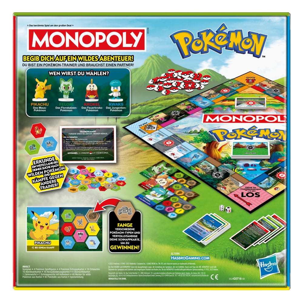 Pokémon Brettspiel Monopoly - Deutsche Version