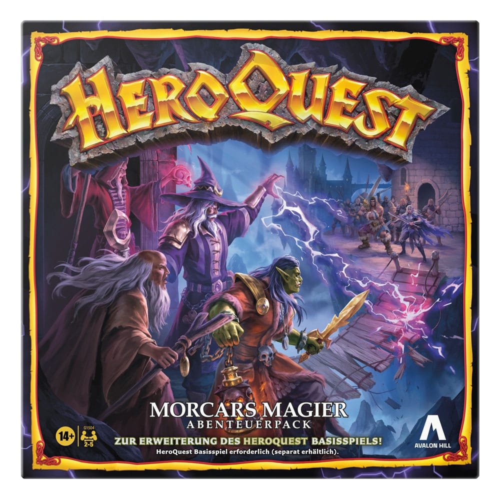 HeroQuest - Brettspiel-Erweiterung - Morcars Magier - Abenteuerpack (deutsch) - ab 14 Jahren