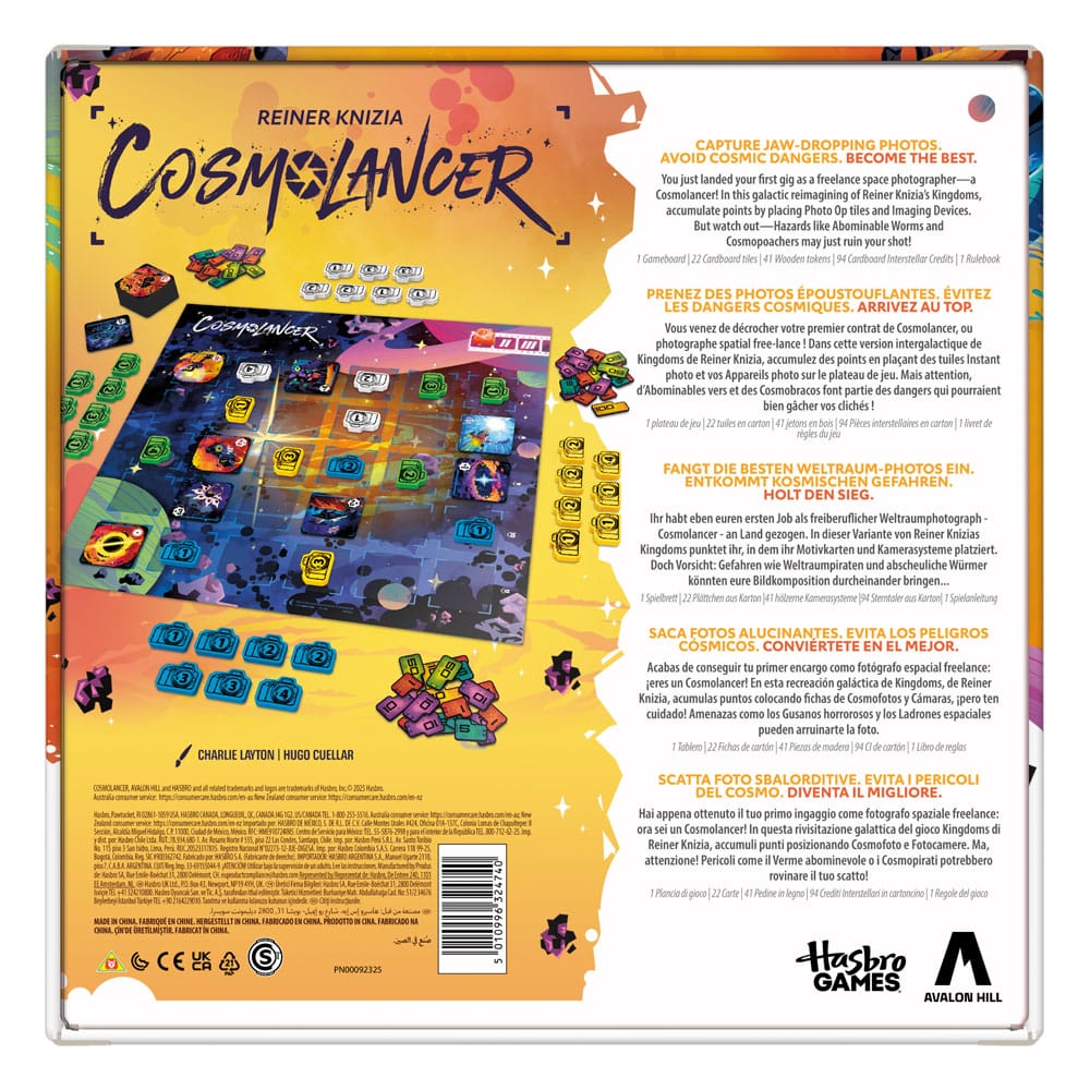 Cosmolancer Brettspiel - Mehrsprachige Version
