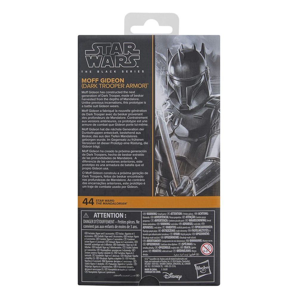 Actionfigur - Star Wars: The Mandalorian Black Series - Moff Gideon (Dark Trooper Armor) - 15 cm