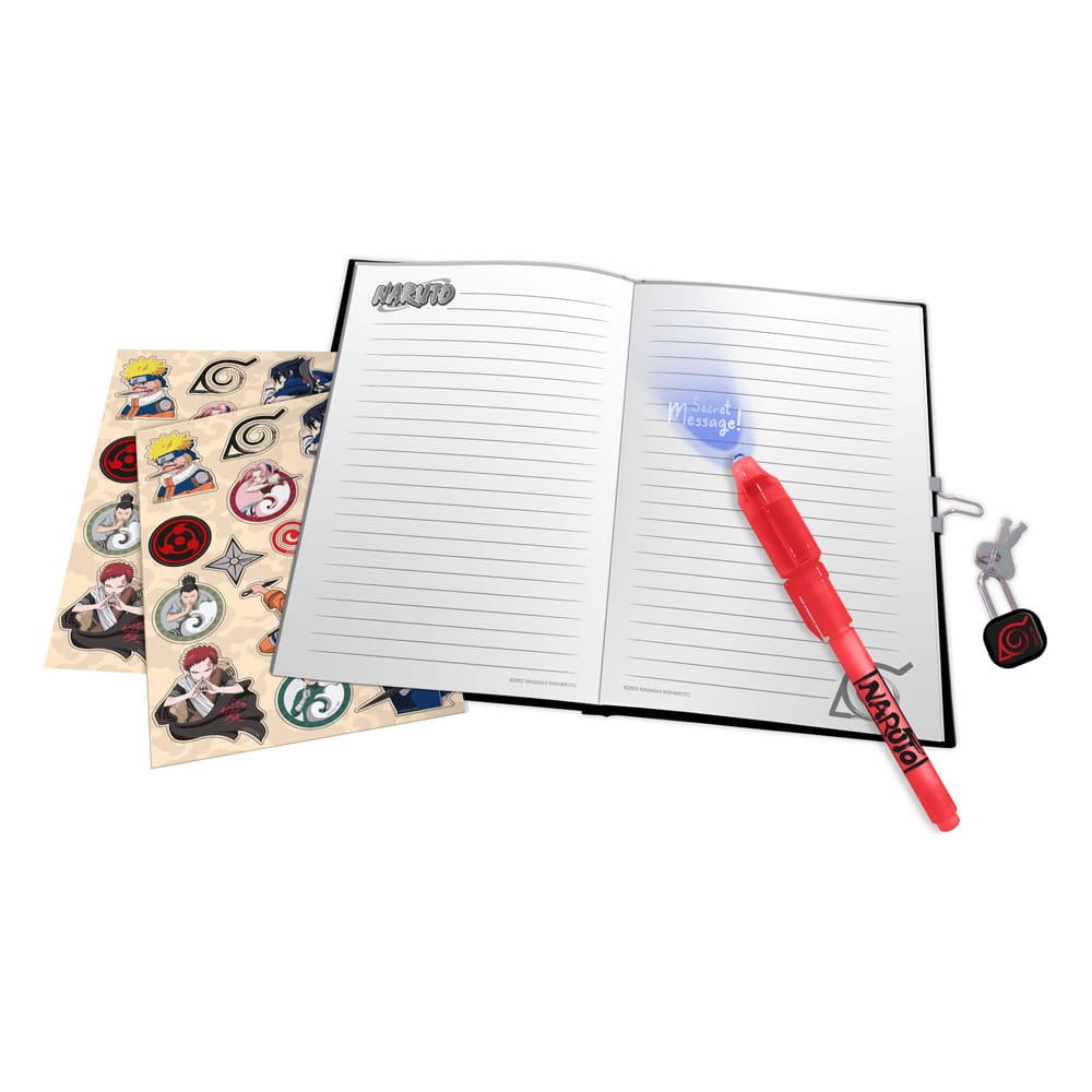 Naruto Tagebuch Set mit Schloss