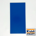 Kiddicraft - Stackable Baseplate 16 x 32 Noppen (12,7 x 25,5cm) - Blau