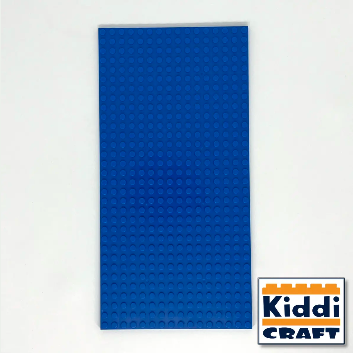 Kiddicraft - Stackable Baseplate 16 x 32 Noppen (12,7 x 25,5cm) - Blau