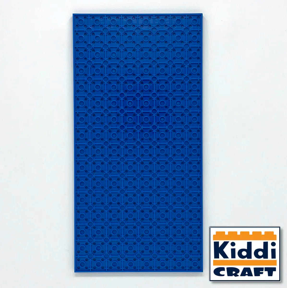 Kiddicraft - Stackable Baseplate 16 x 32 Noppen (12,7 x 25,5cm) - Blau