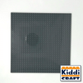 Kiddicraft - Stackable Baseplate 32 x 32 Noppen (25,5 x 25,5cm) - Dunkelgrau