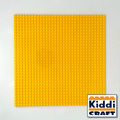 Kiddicraft - Stackable Baseplate 32 x 32 Noppen (25,5 x 25,5cm) - Gelb