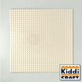 Kiddicraft - Stackable Baseplate 32 x 32 Noppen (25,5 x 25,5cm) - Weiß