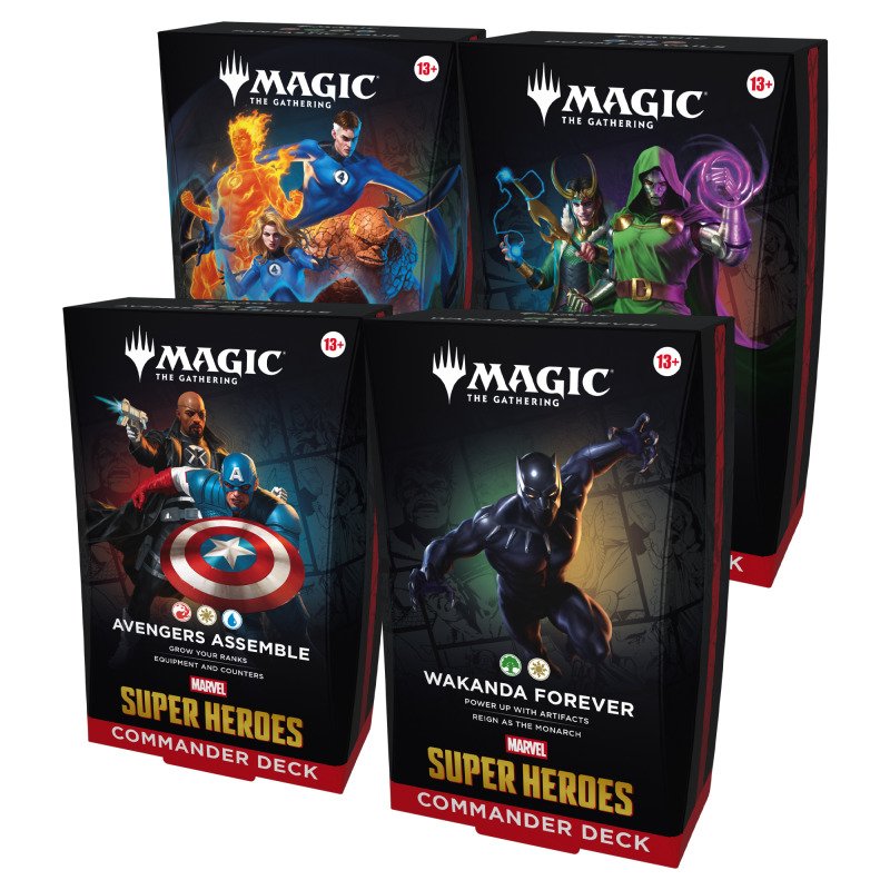 MTG - Marvel Super Heroes - Commander Deck Display (4 Decks) - Englisch - (Vorbestellung - Release: 26.06.2026)