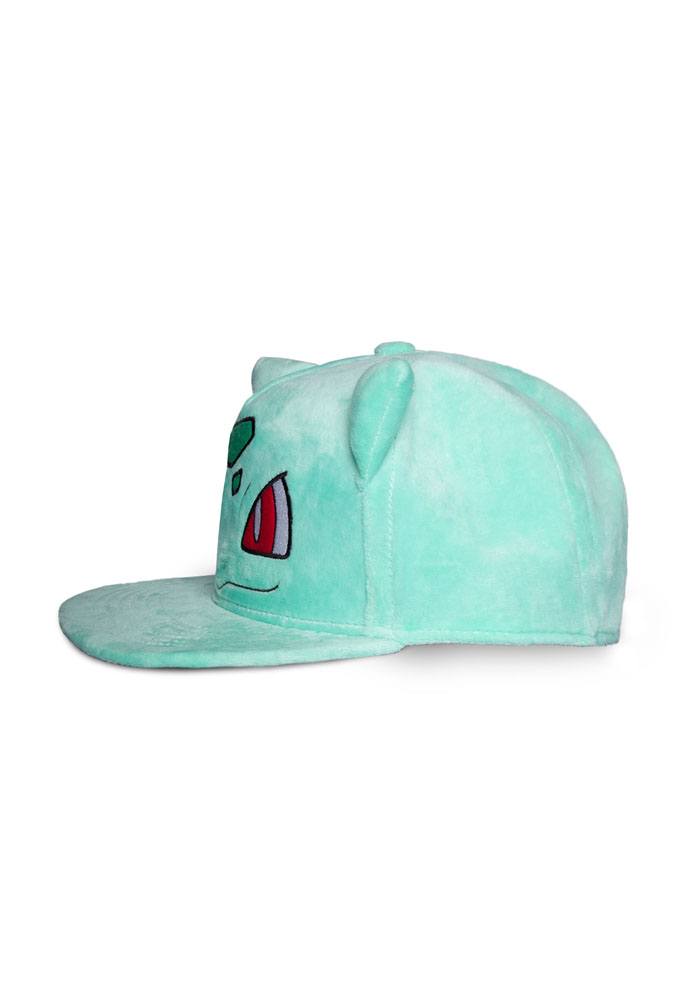 Cap - Pokémon Plüsch Snapback Cap Bulbasaur