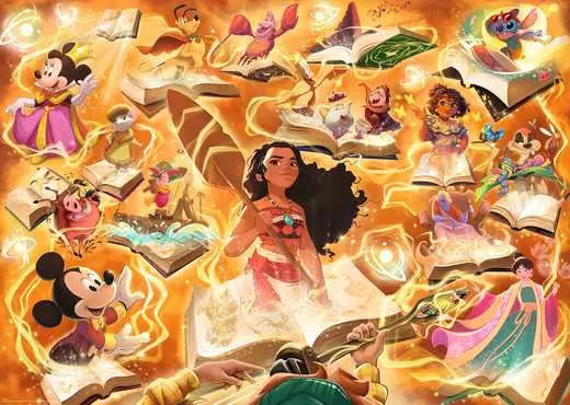 Disney Lorcana Puzzle Glimmers of the Realm: Amber (1000 Teile)