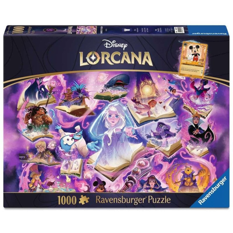 Disney Lorcana Puzzle Glimmers of the Realm: Amethyst (1000 Teile)