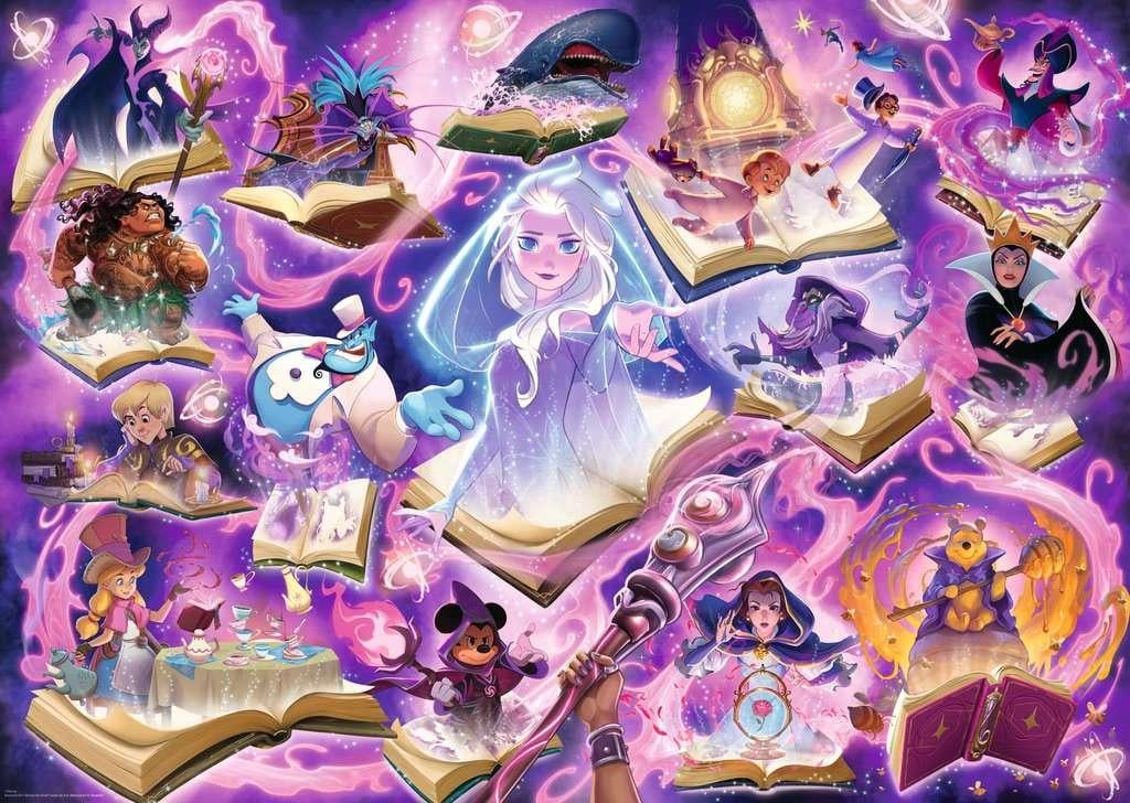Disney Lorcana Puzzle Glimmers of the Realm: Amethyst (1000 Teile)