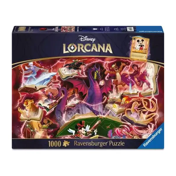Disney Lorcana Puzzle Glimmers of the Realm: Ruby (1000 Teile)