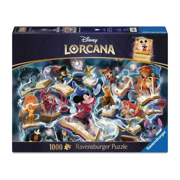 Disney Lorcana Puzzle Glimmers of the Realm: Steel (1000 Teile)