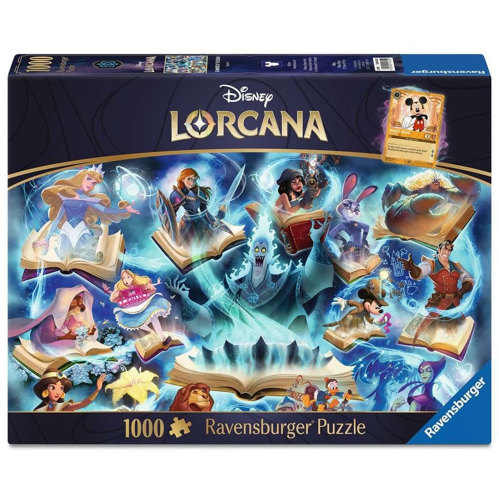 Disney Lorcana Puzzle Glimmers of the Realm: Sapphire (1000 Teile)