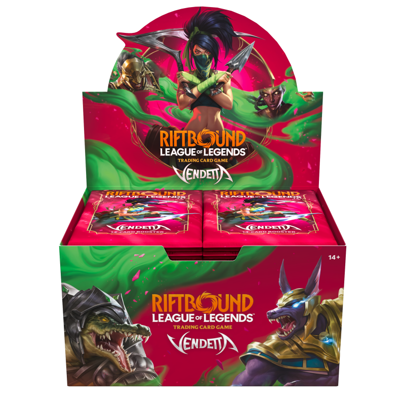Riftbound: League of Legends TCG - Vendetta Booster Display (24 Boosters) - Englisch