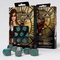 Steampunk Uhrwerk: 7er Modern RPG Würfel Set- Nautical Apparatus