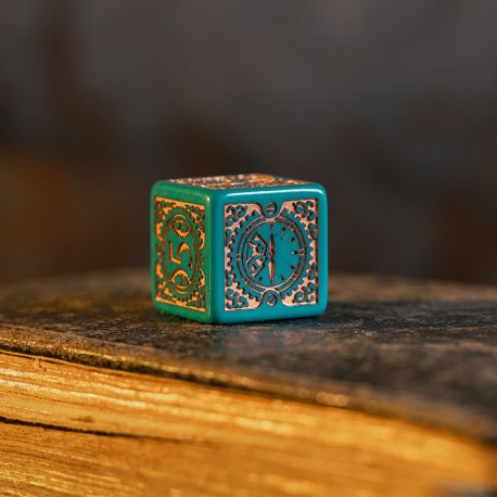 Steampunk Uhrwerk: 7er Modern RPG Würfel Set- Nautical Apparatus