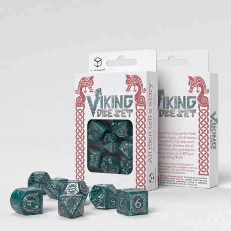 Viking: 7er Modern RPG Würfel Set - Mjolnir