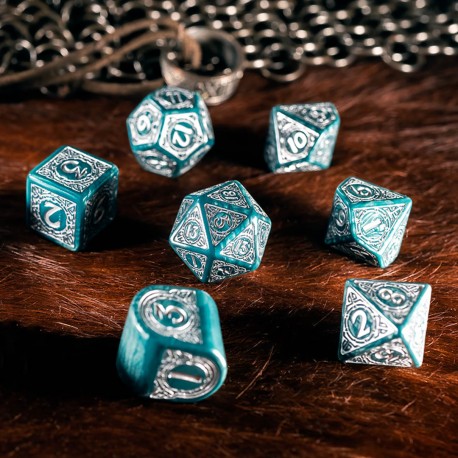 Viking: 7er Modern RPG Würfel Set - Mjolnir