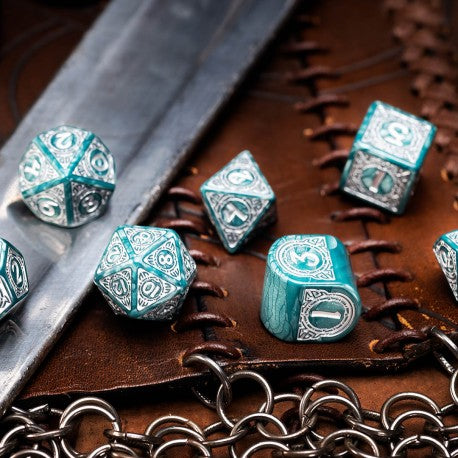 Viking: 7er Modern RPG Würfel Set - Mjolnir