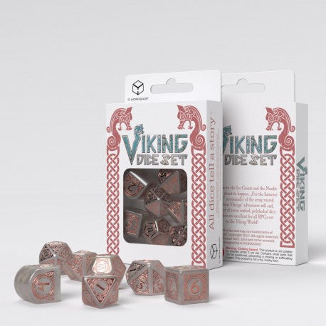 Viking: 7er Modern RPG Würfel Set - Niflheim