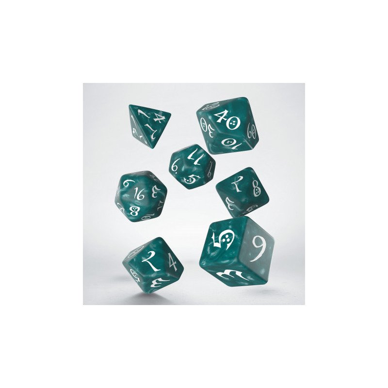 Classic RPG: 7er RPG Würfel Set - Stormy & white