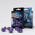 Classic RPG: 7er RPG Würfel Set - Lavender & white