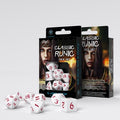 Classic RPG: 7er RPG Würfel Set - White & red