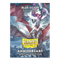 DS - Standard Dual Sleeves - Cobalt & Silver [Matte] - (100 Sleeves)