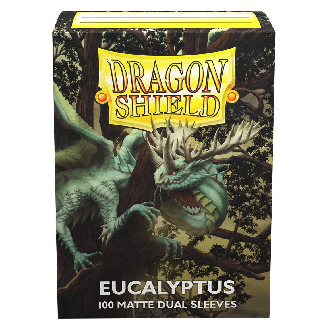 DS - Standard Dual Sleeves - Eucalyptus [Matte] - (100 Sleeves)