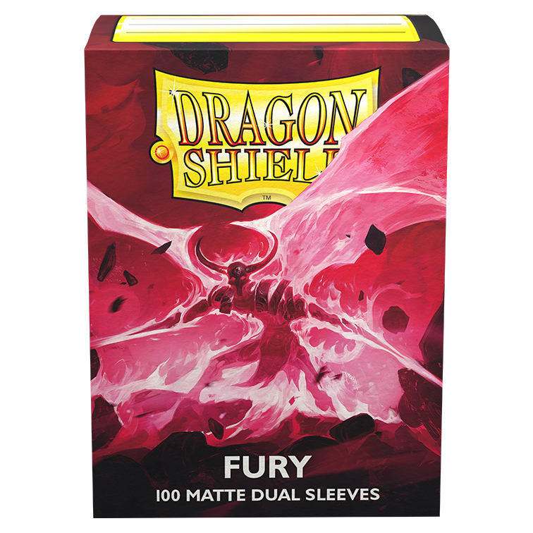 DS - Standard Dual Sleeves - Fury [Matte] - (100 Sleeves)