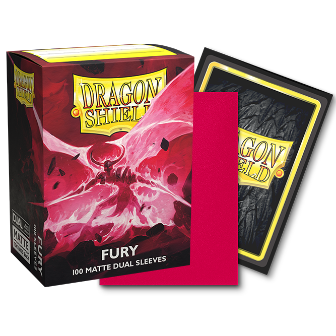 DS - Standard Dual Sleeves - Fury [Matte] - (100 Sleeves)