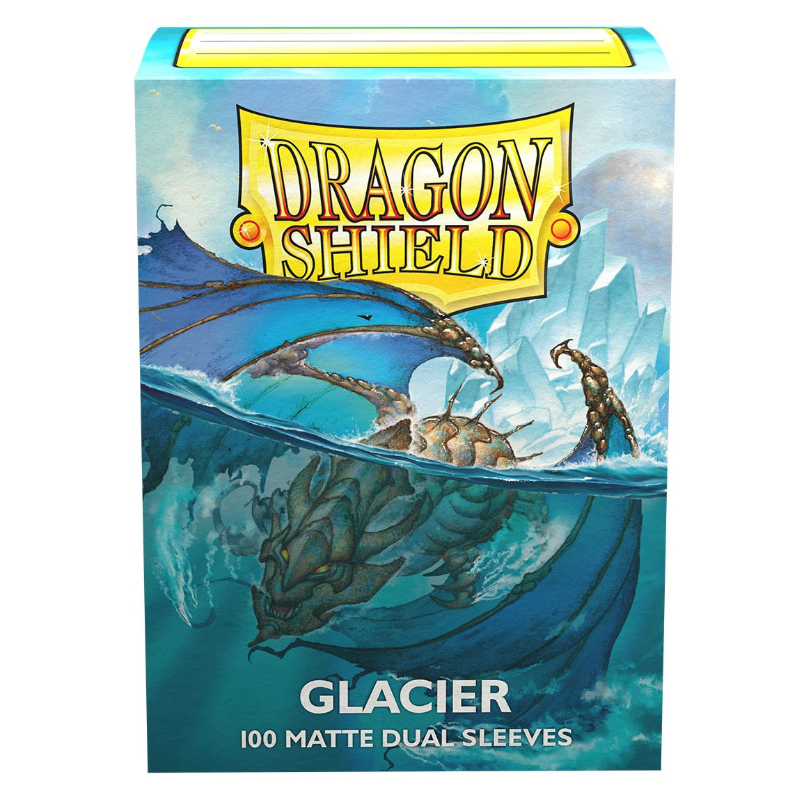 DS - Standard Dual Sleeves - Glacier [Matte] - (100 Sleeves)