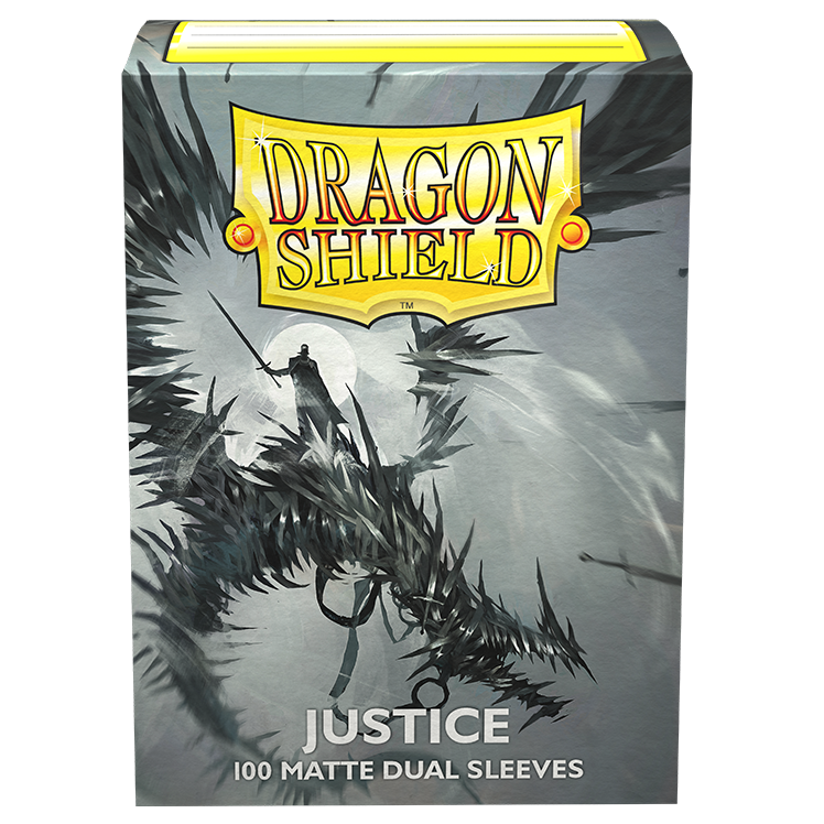DS - Standard Dual Sleeves - Justice [Matte] - (100 Sleeves)