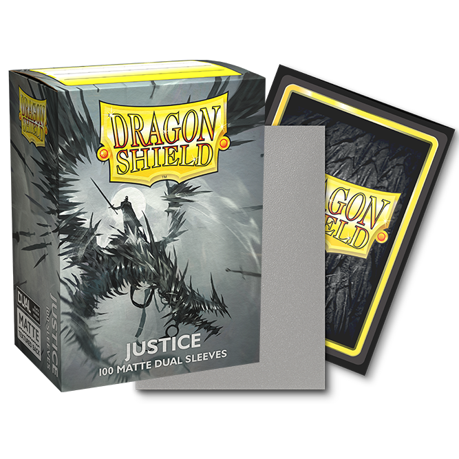 DS - Standard Dual Sleeves - Justice [Matte] - (100 Sleeves)